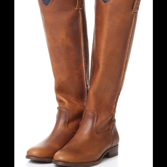 Frye Cara Tall Extended - Cognac - Picture 2 of 9